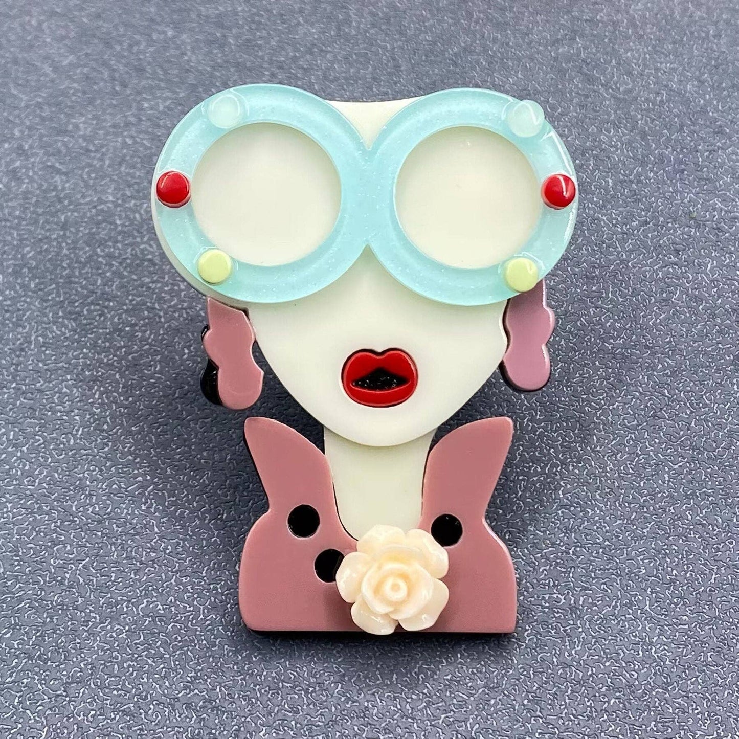 Creative Beauty Acrylic Brooch
