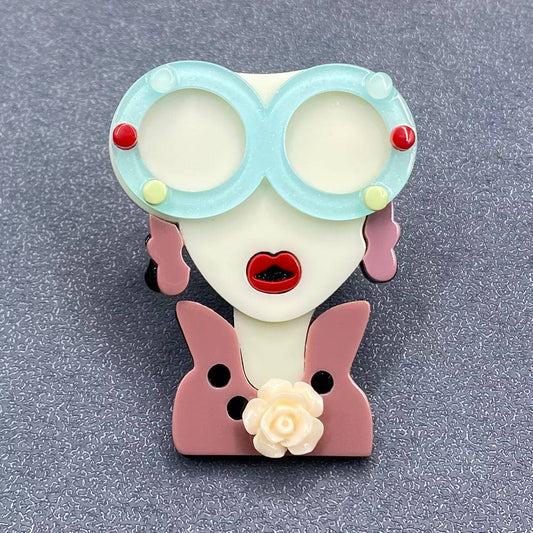 Creative Beauty Acrylic Brooch