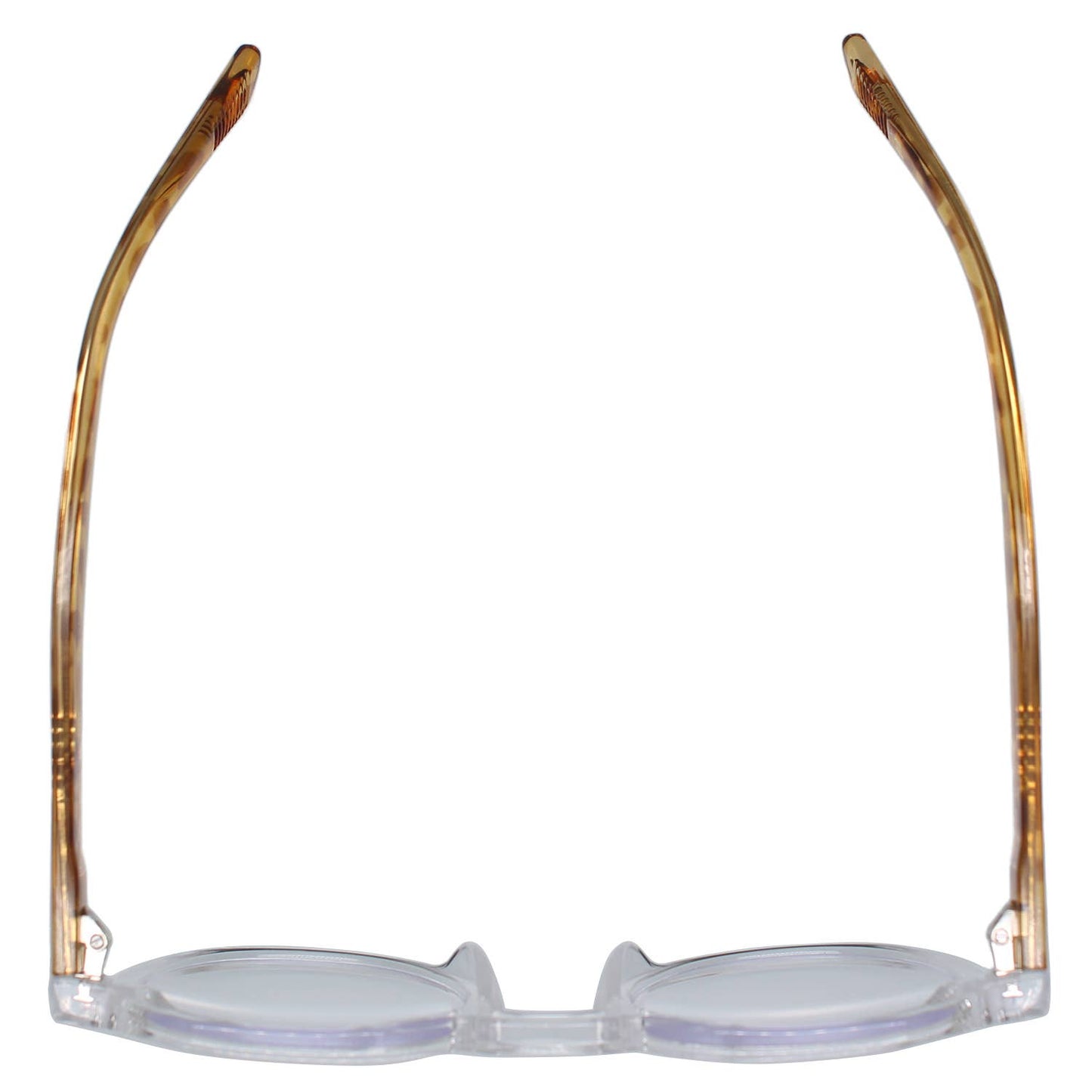 Readers - PARKER | Clear | Light Tortoise Temples | Blue Light