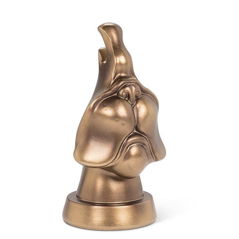 Dog Face Eyeglass Holder-Bronze-6”