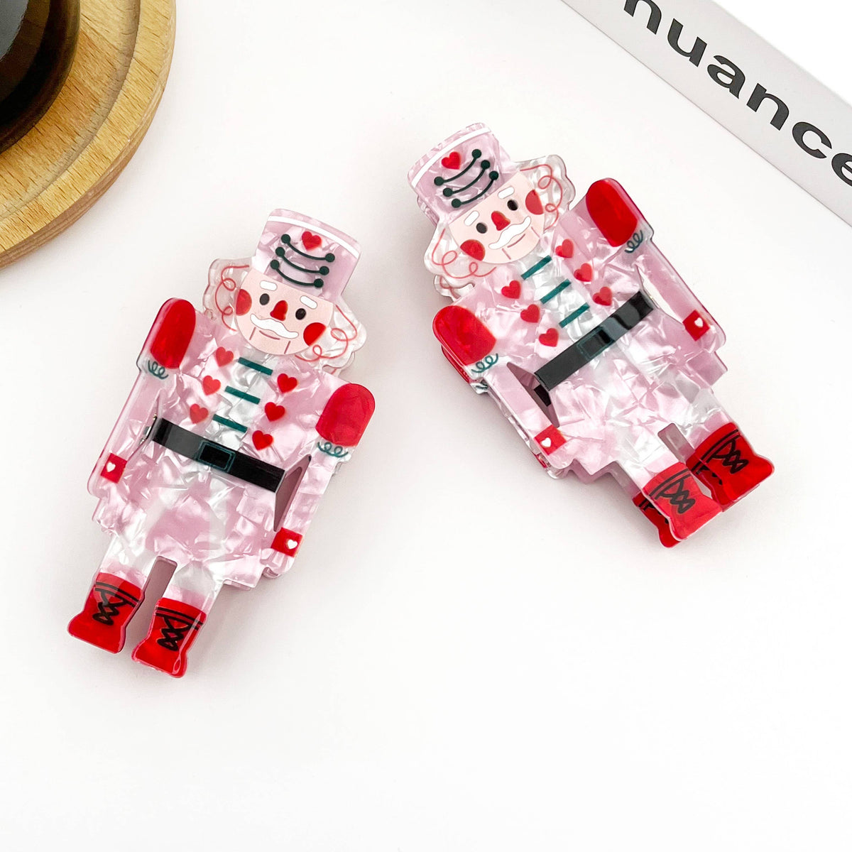 Nutcracker Soldier Hair Claw Clip