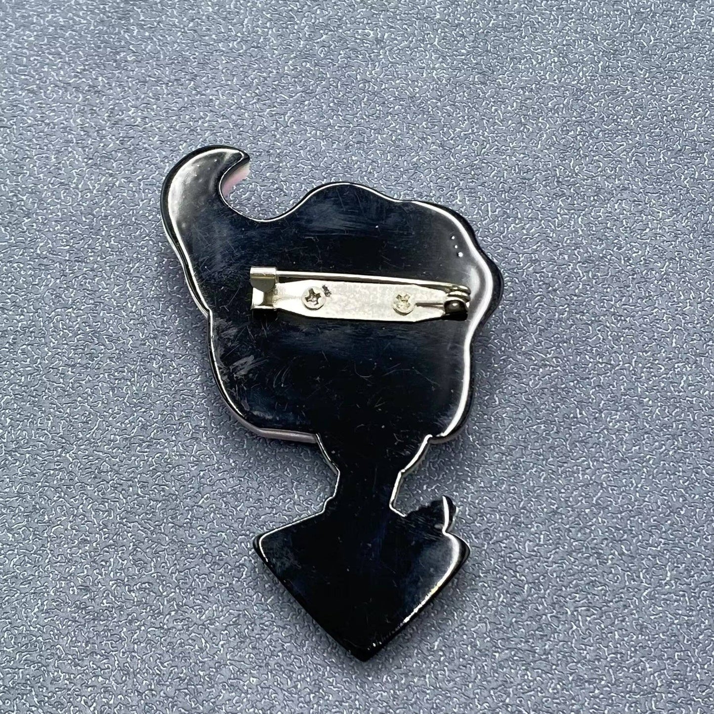 Pink Girl Acrylic Brooch