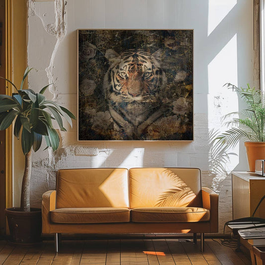 "Animals Vintage 28" Framed Wall Art