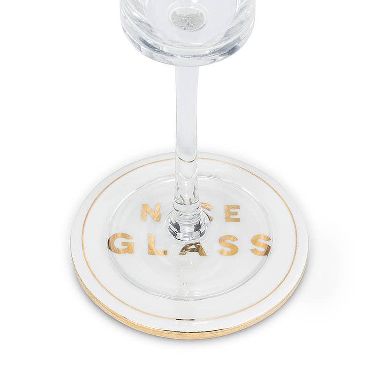 Nice Glass Coaster-4" D