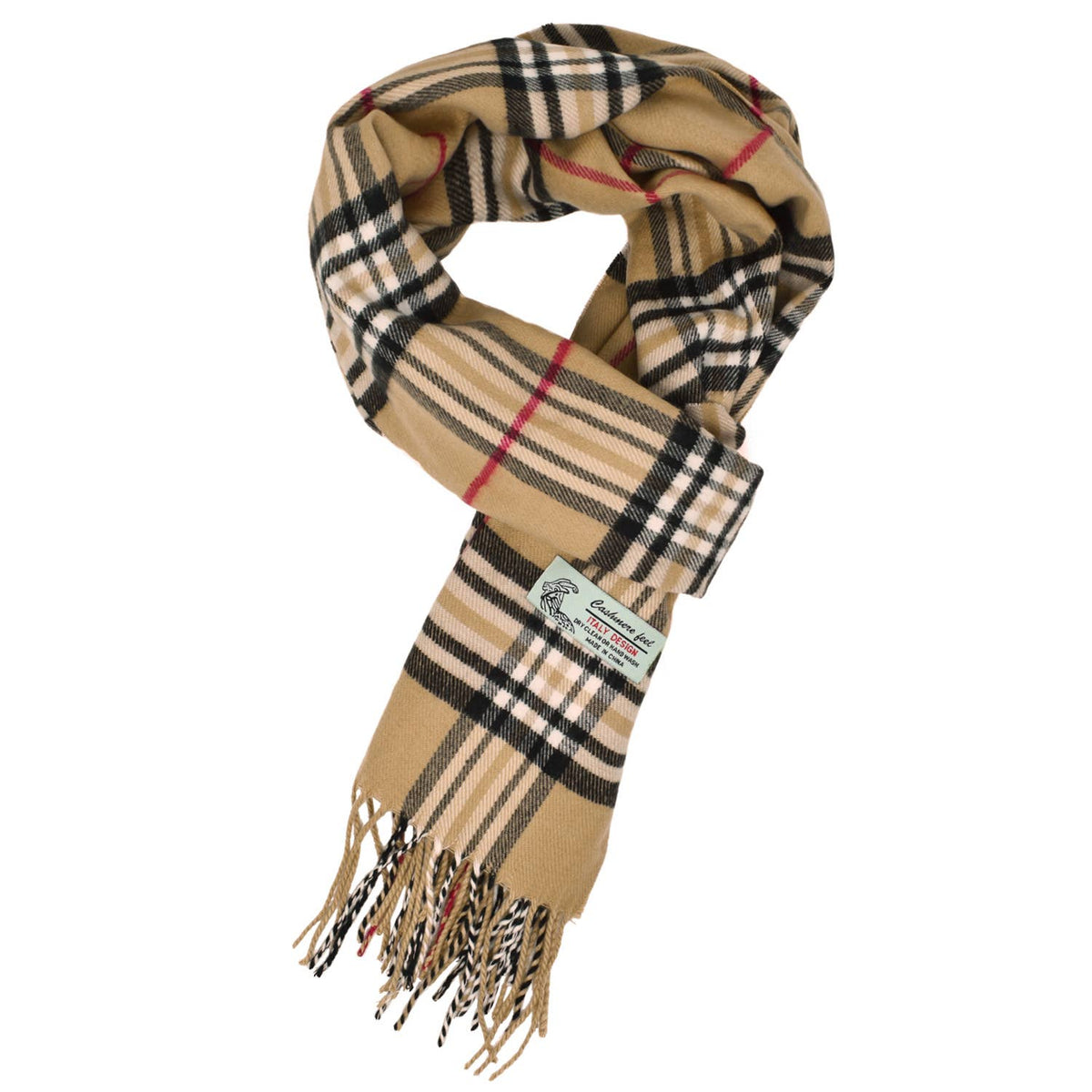 Winter Scarf Classic Tartan Plaid Soft Cashmere Feel