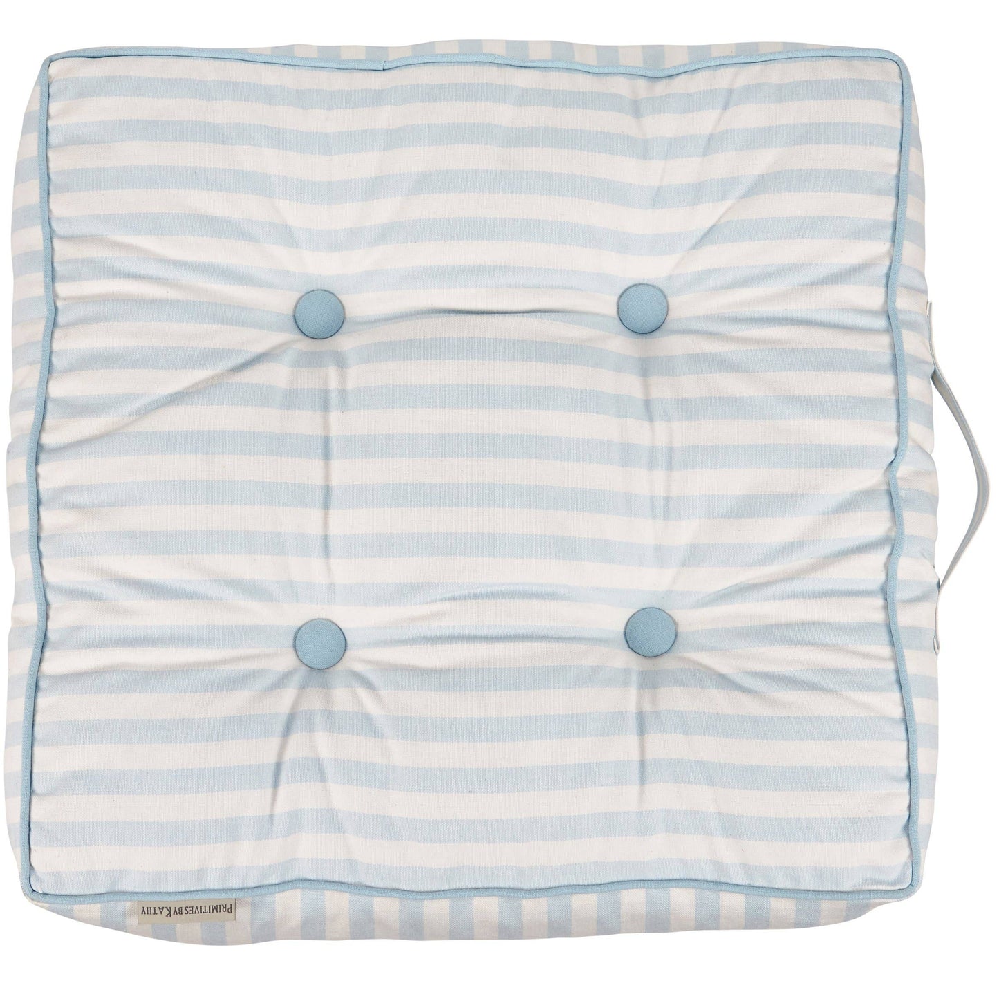 Sky Blue Stripe Floor Pillow