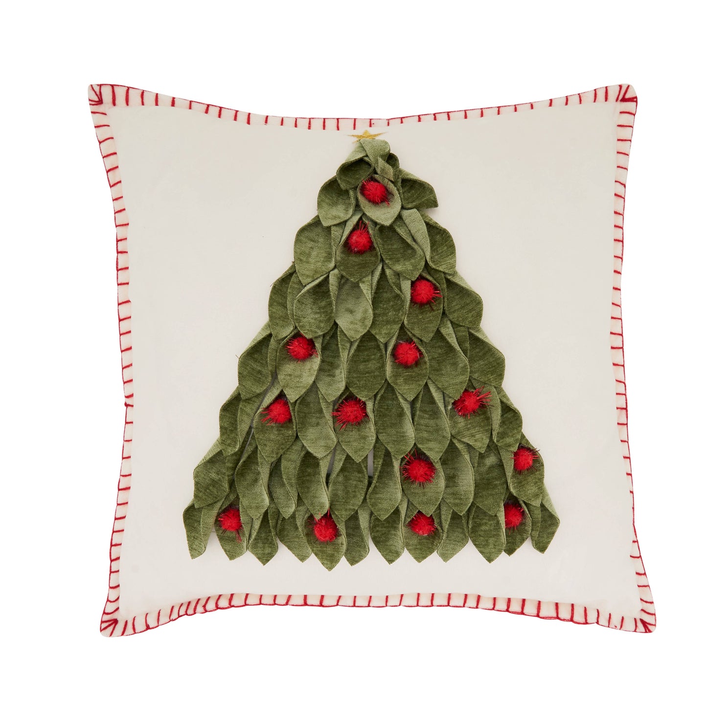 Jolly Tree Throw Pillow