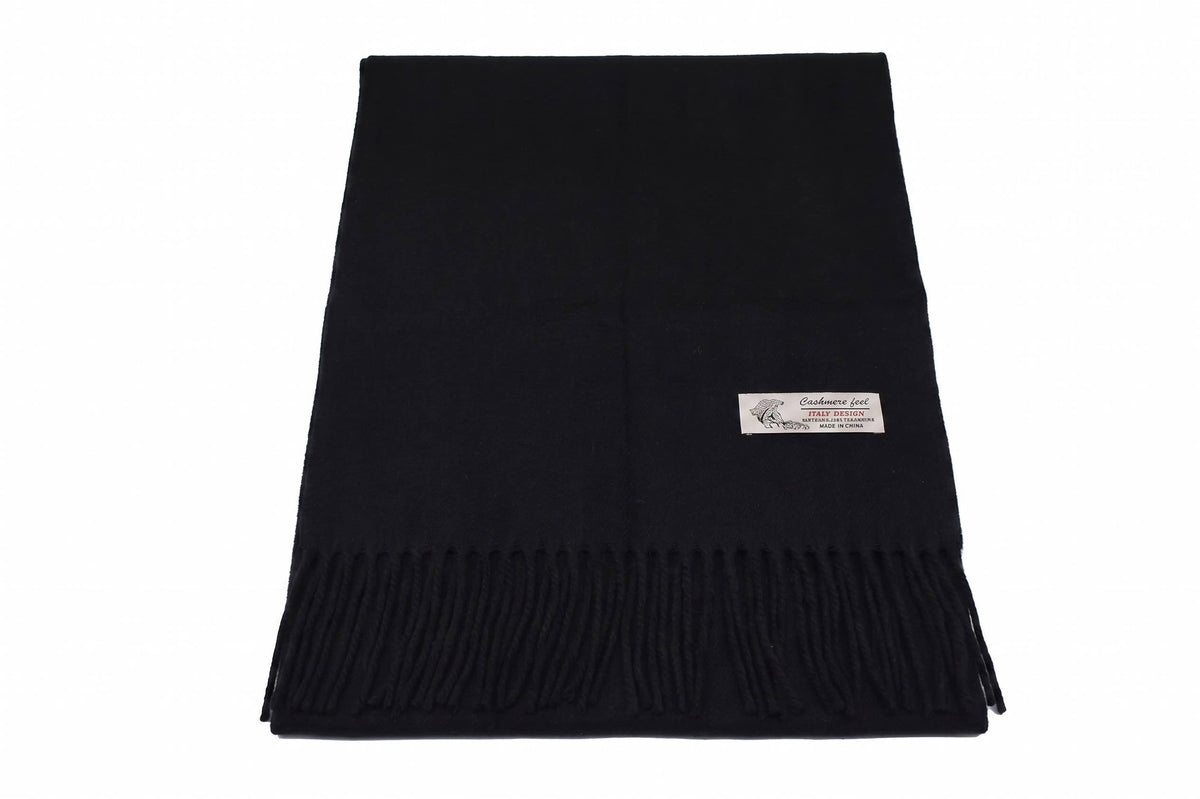 Winter Scarf Classic Plain Solid Soft Cashmere Feel