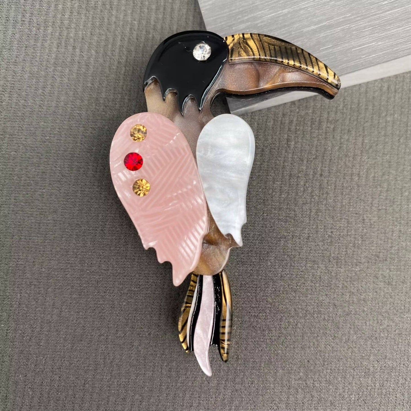 Toucan Acrylic Brooch