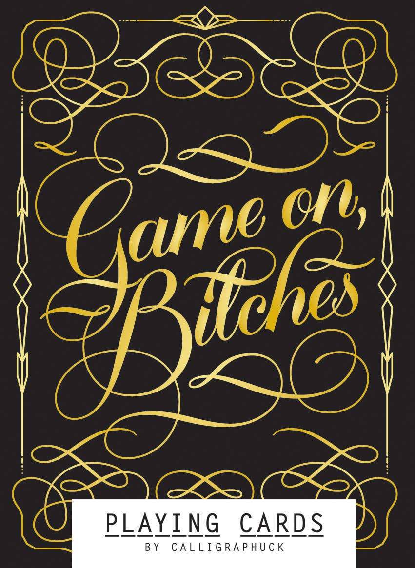 Playing Cards - Game On, Bitches
