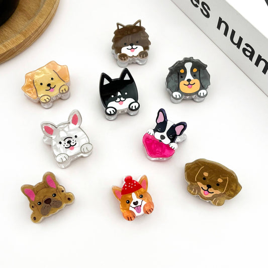 Mini Cute Puppy Claw Clip