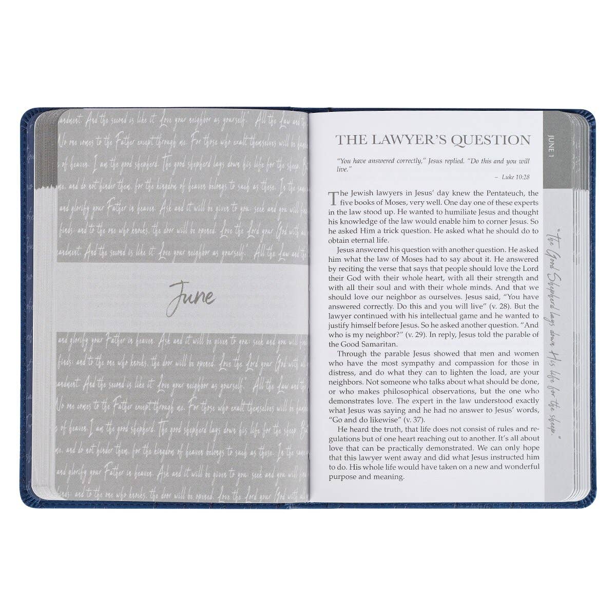 Devotional Words of Jesus for Daily Living Faux Leather