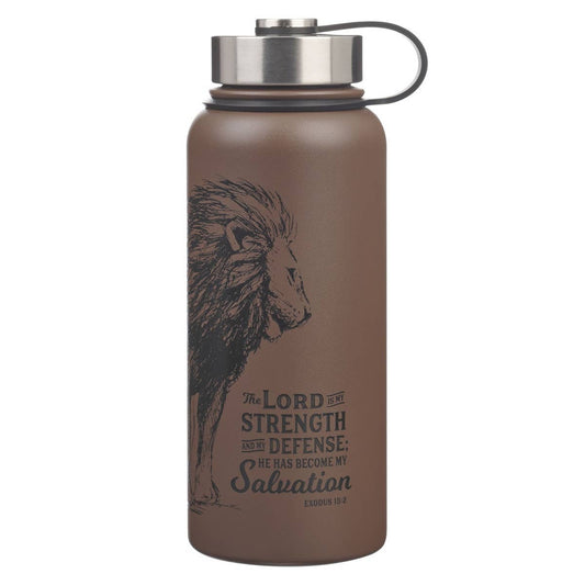 Water Bottle SS Brown Strength and Defense  Ex. 15:2