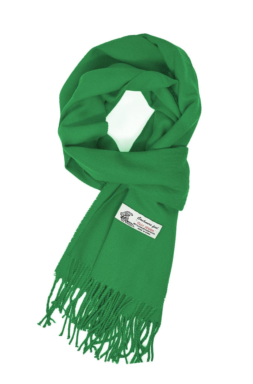 Winter Scarf Classic Plain Solid Soft Cashmere Feel
