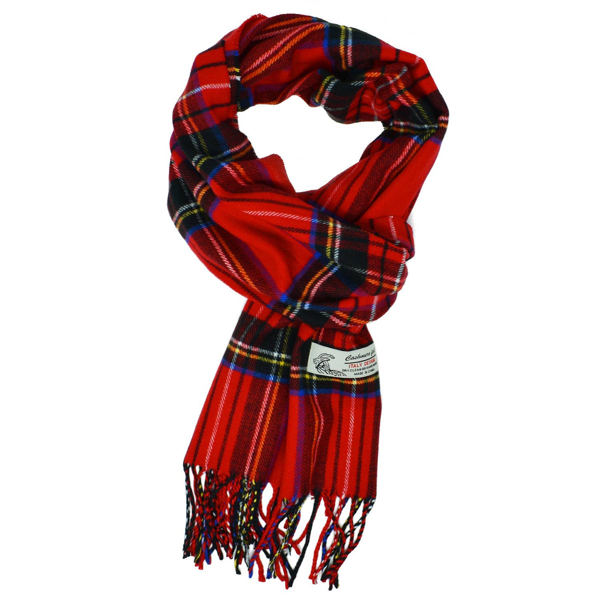 Soft Cashmere Feel Stewart Plaid Winter Muffler Scarf