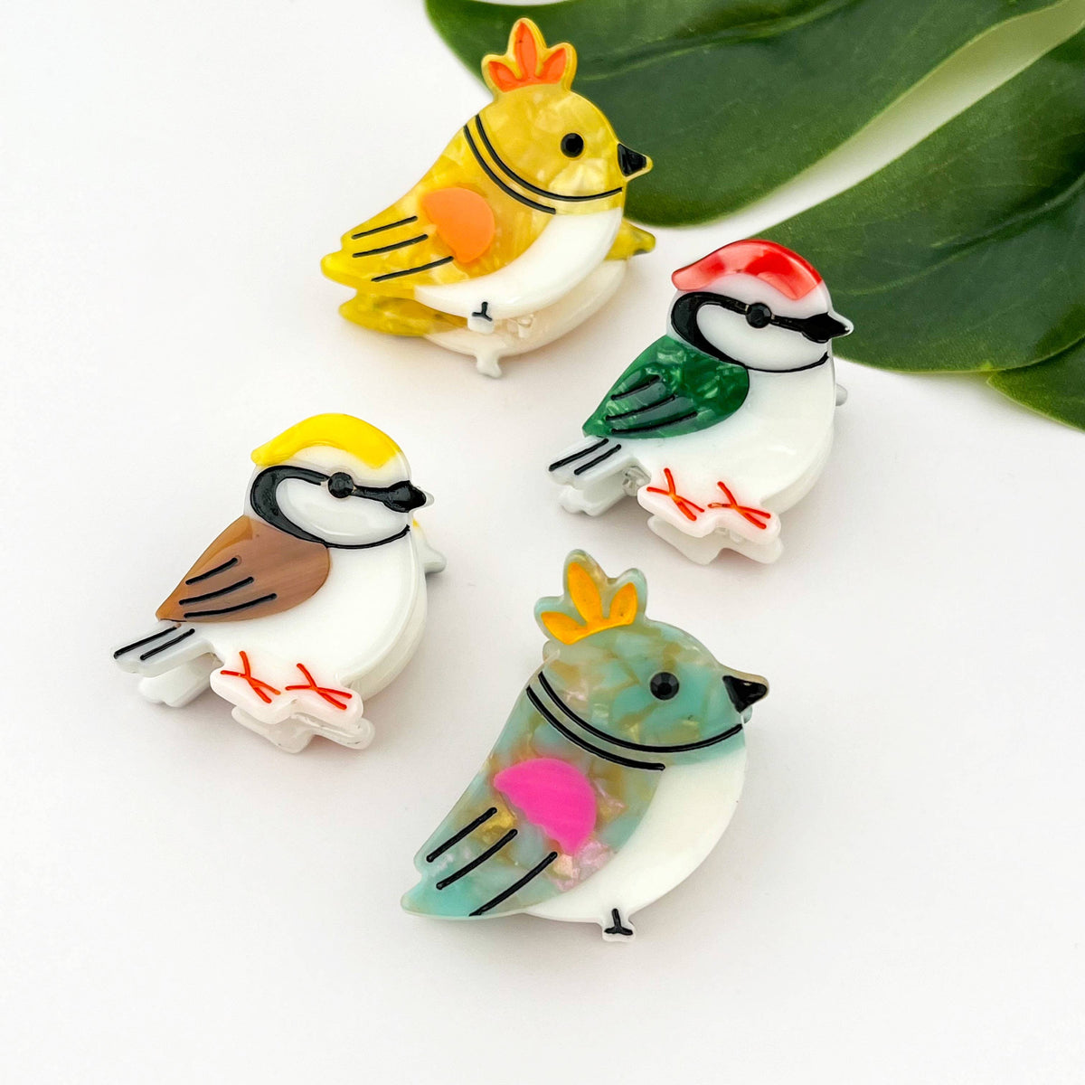 Mini Bird Hair Claw Clip