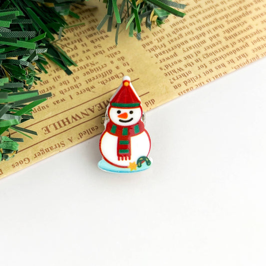 Christmas Mini Hair Claw Clip