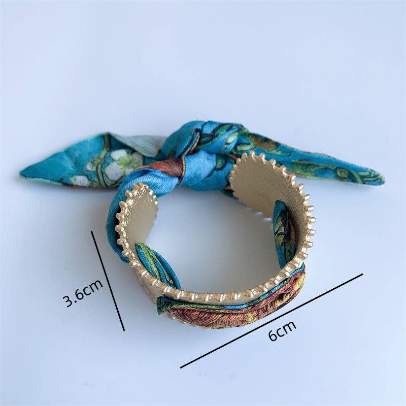 Vintage Matte Gold Open Bangle Bracelet