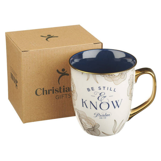 Mug Navy Be Still Ps. 46:10