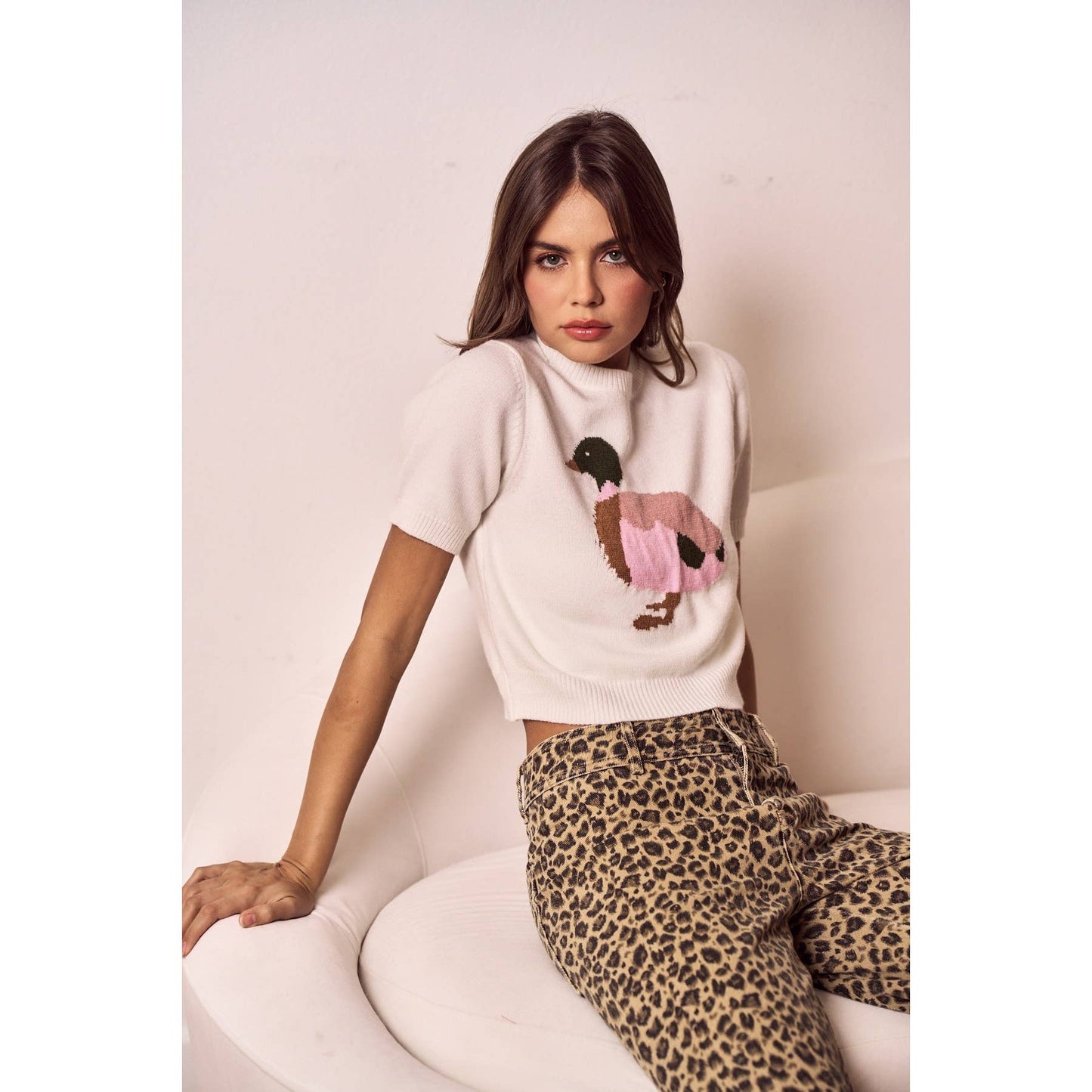 Playful Pondside Duckling Pullover