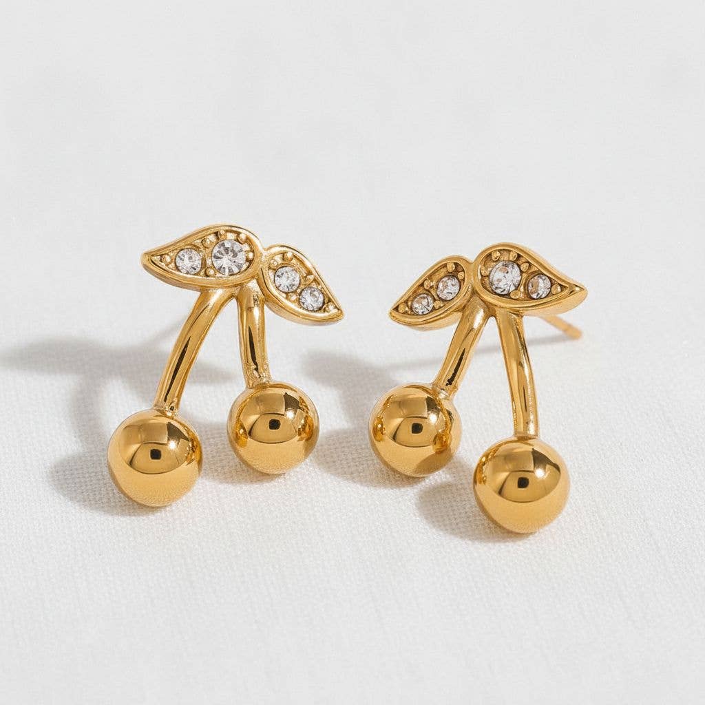 Charming Cherry Earrings