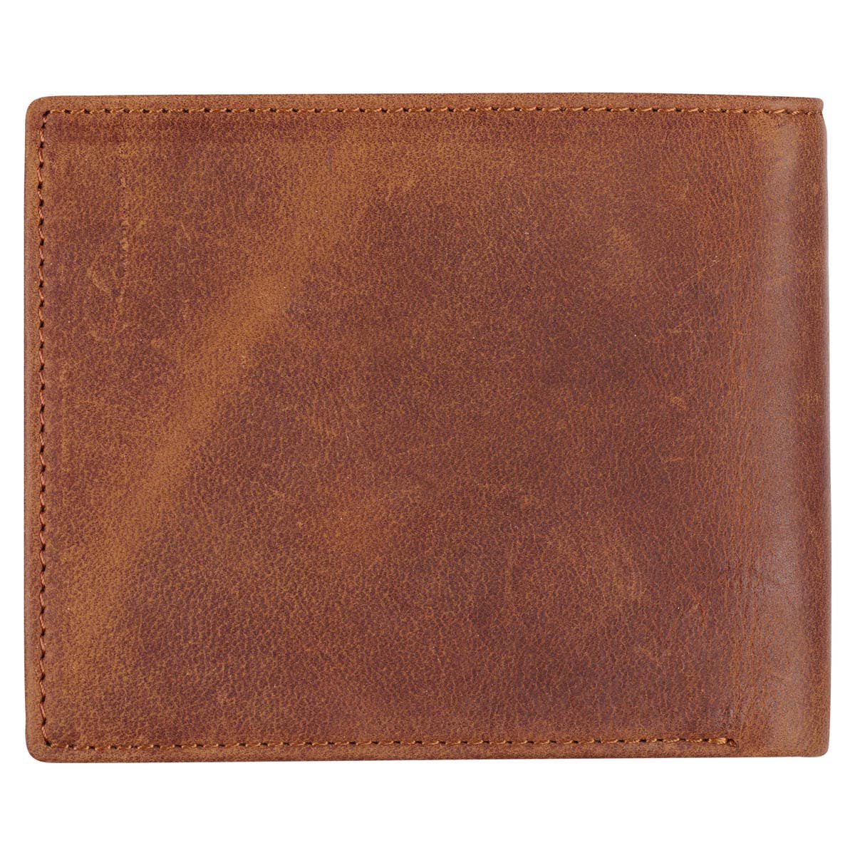 Genuine Leather Wallet Rhino Armor Lt Brown