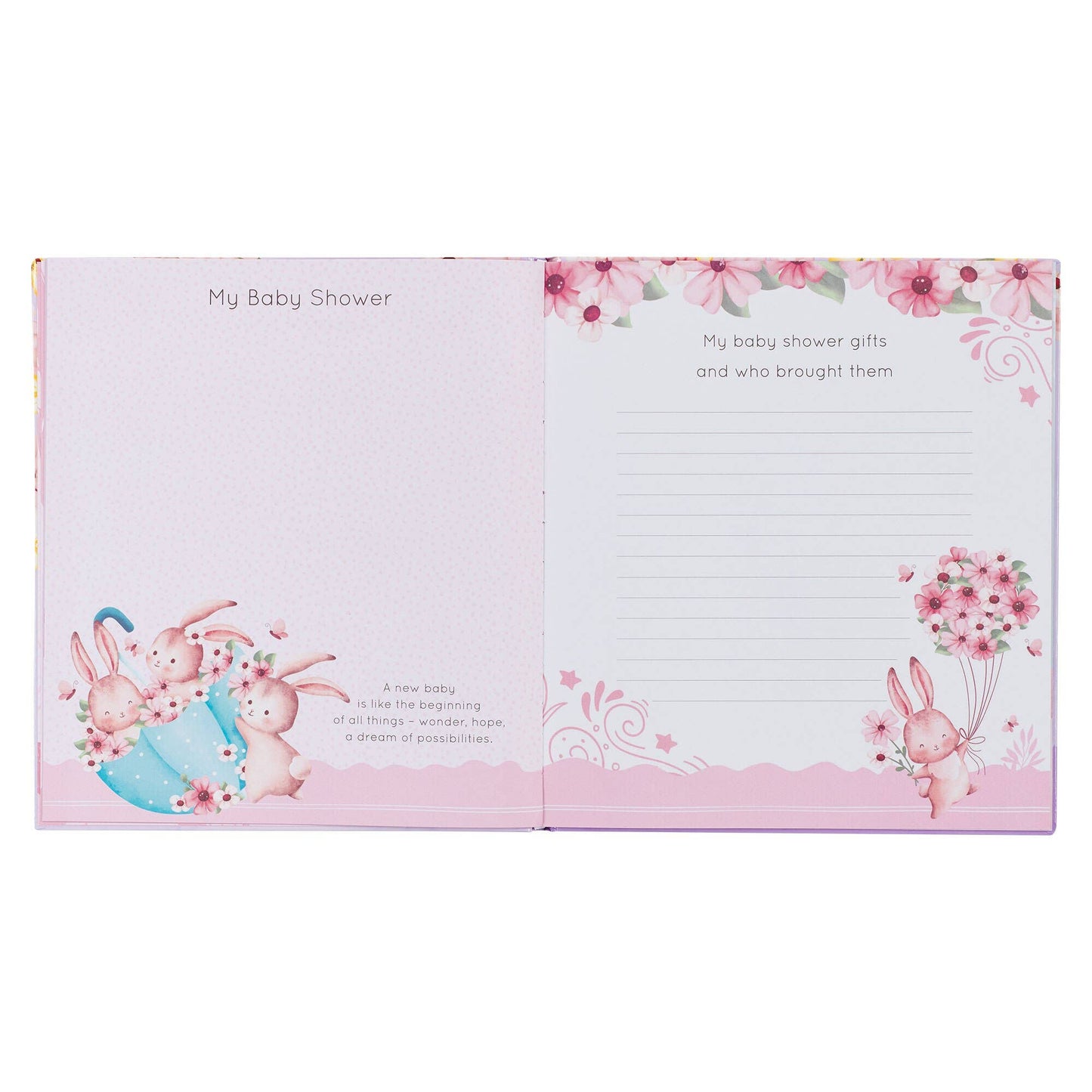 Baby Memory Book for Girls