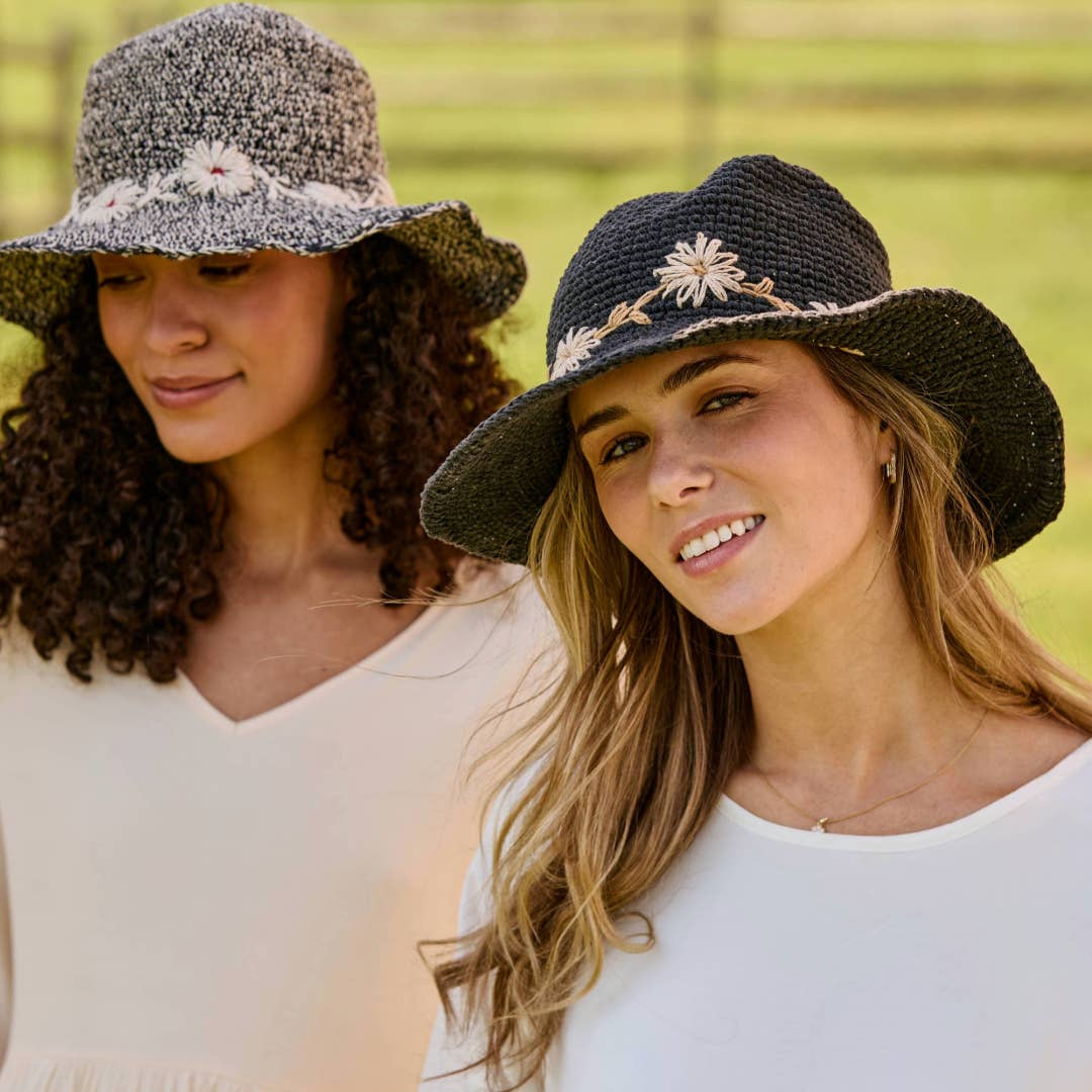 Fleur Salt & Coal Sun Hat UPF 35