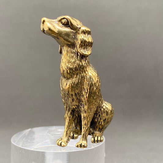 Brass Dog Crafts Decoration Desktop Ornaments