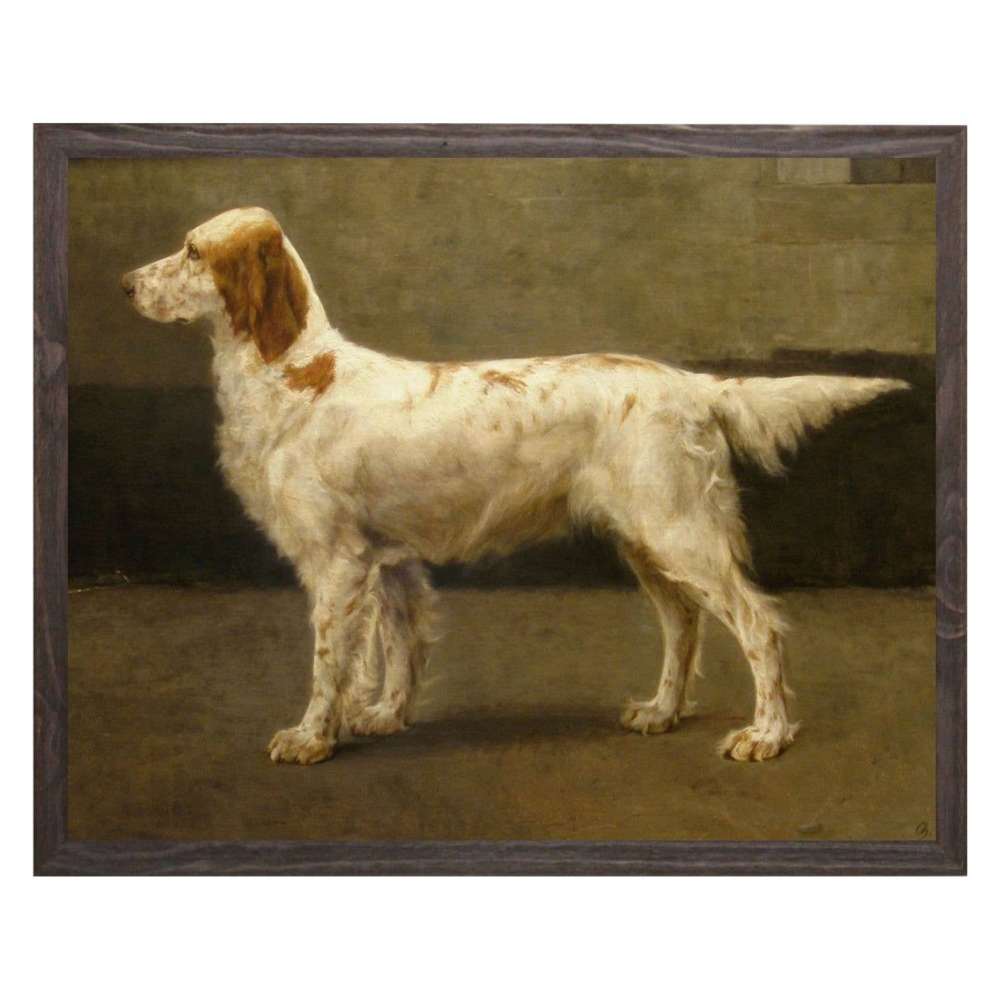 Vintage english setter painting D