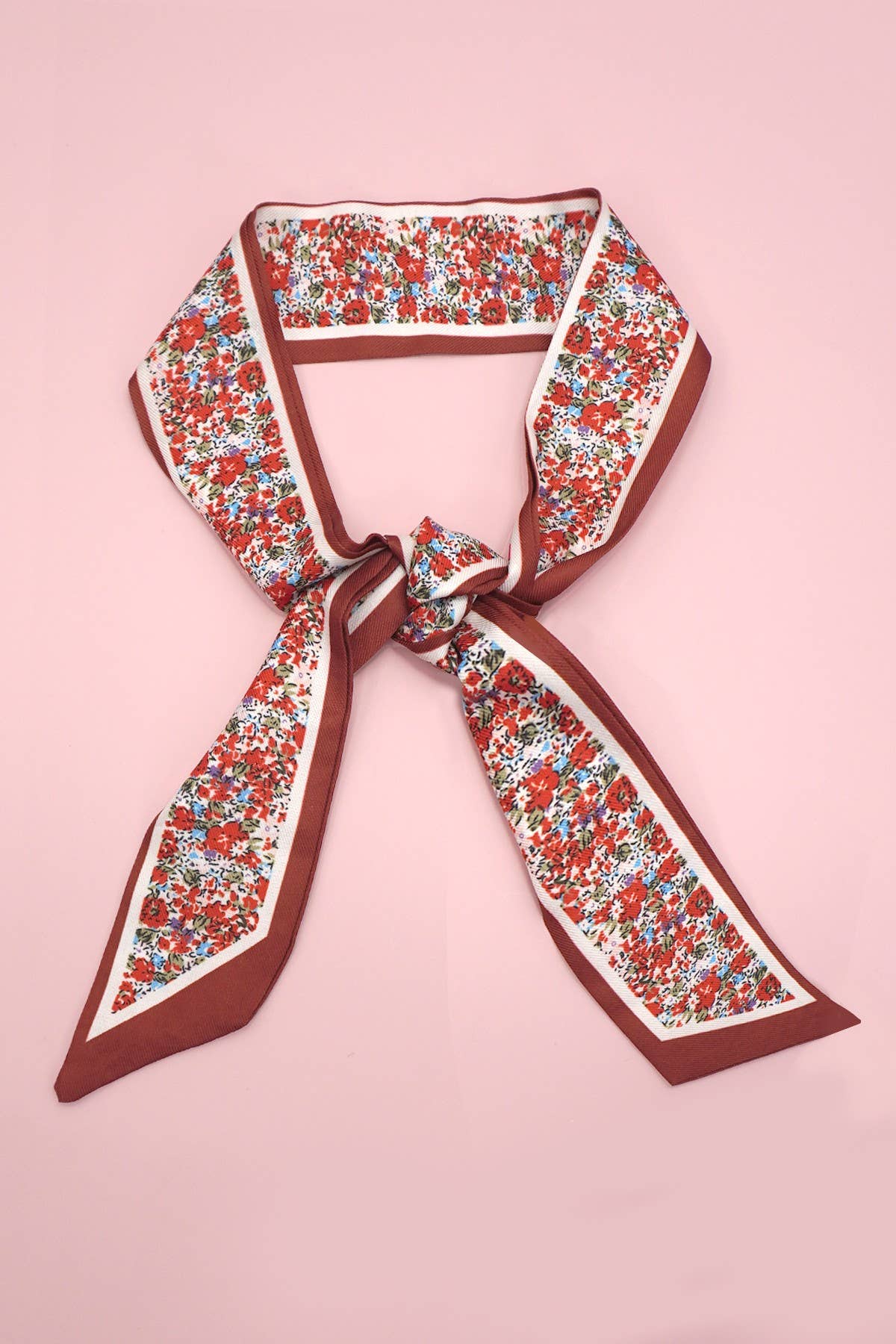 Silky Twilly Scarf Necklace Wrap - Multi-Wear