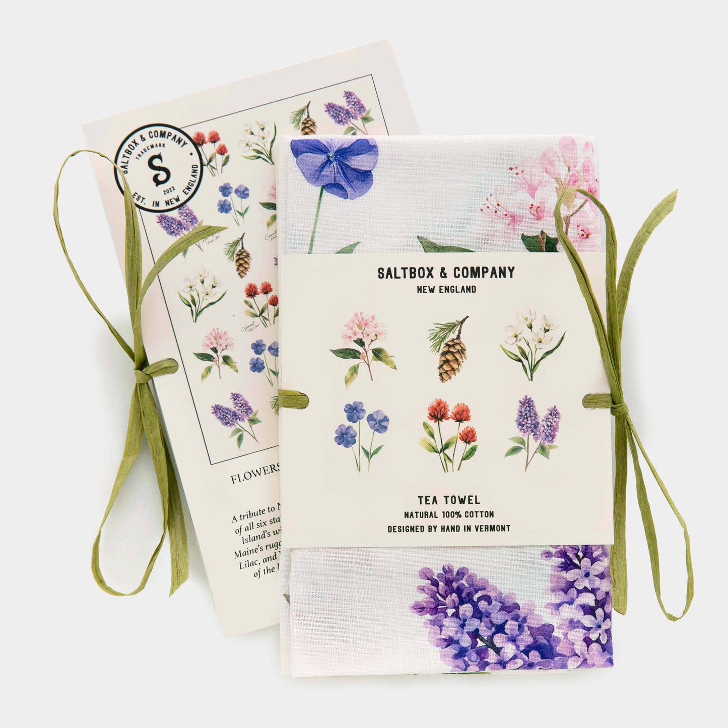 Flowers of New England - Tea Towel