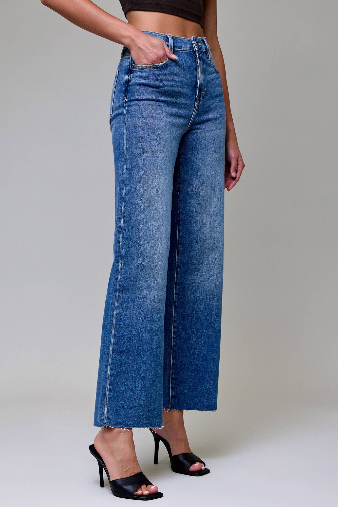 Medium Dark Clean Stretch Jeans