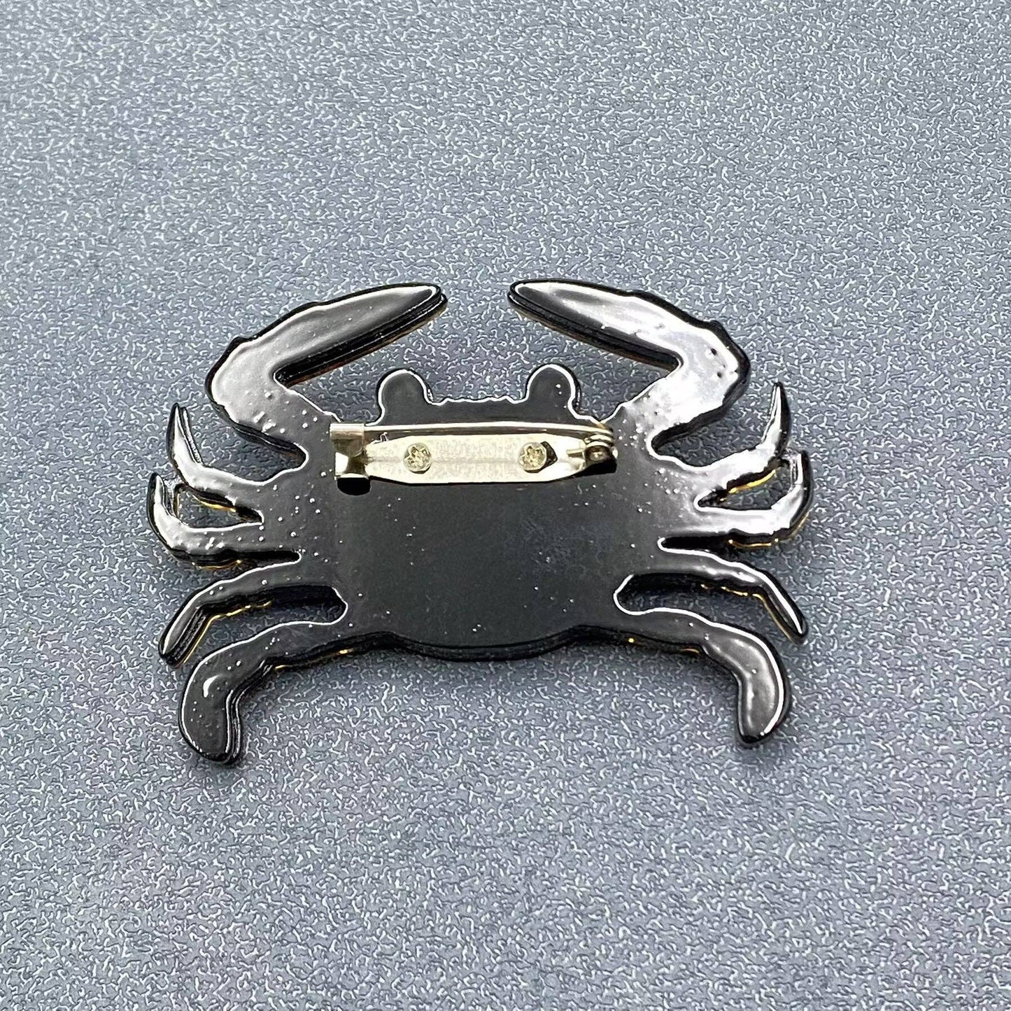 Acrylic Crab Brooch