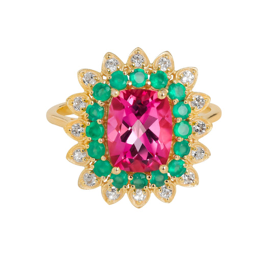 Multi Stone Cocktail Ring