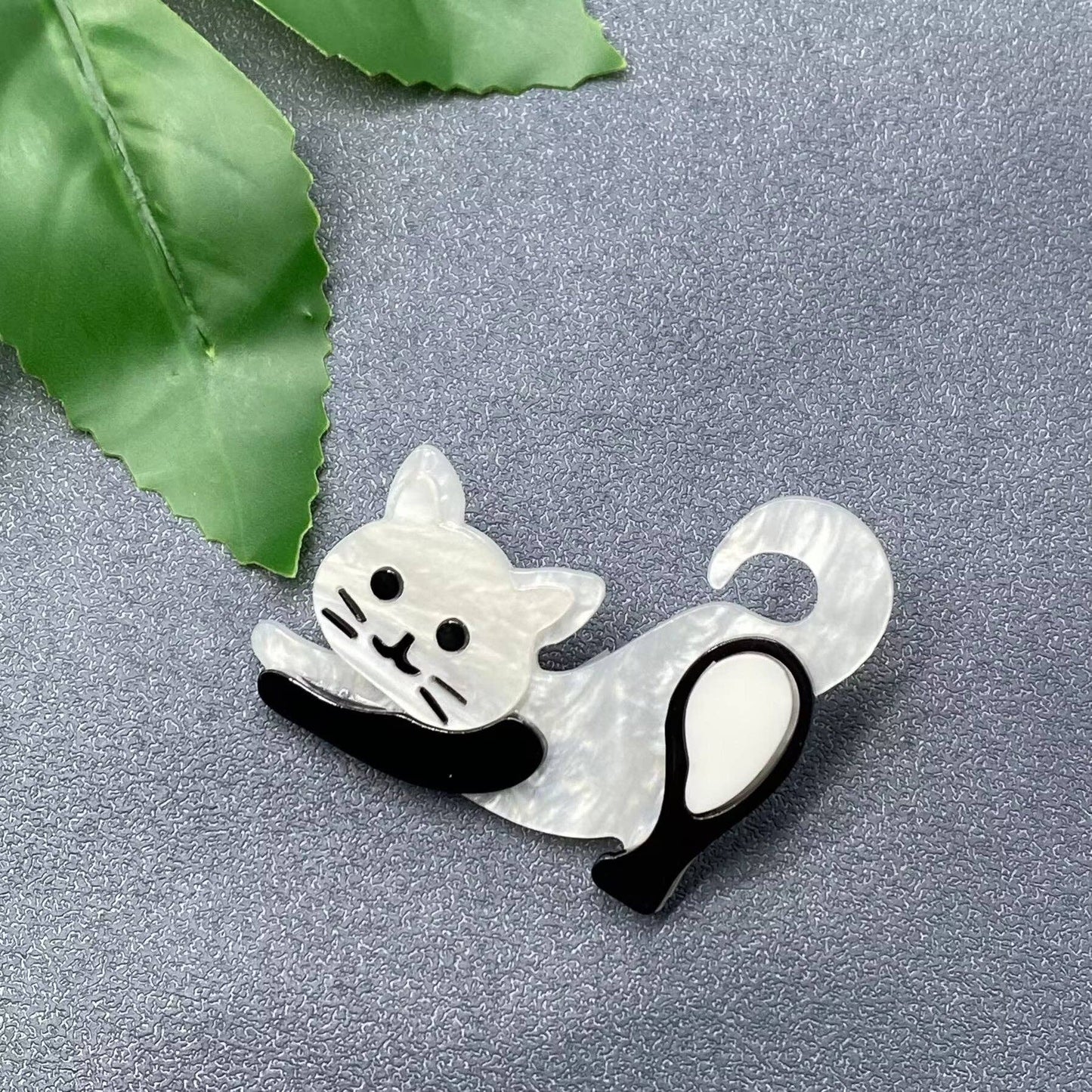 Cat Acrylic Brooch
