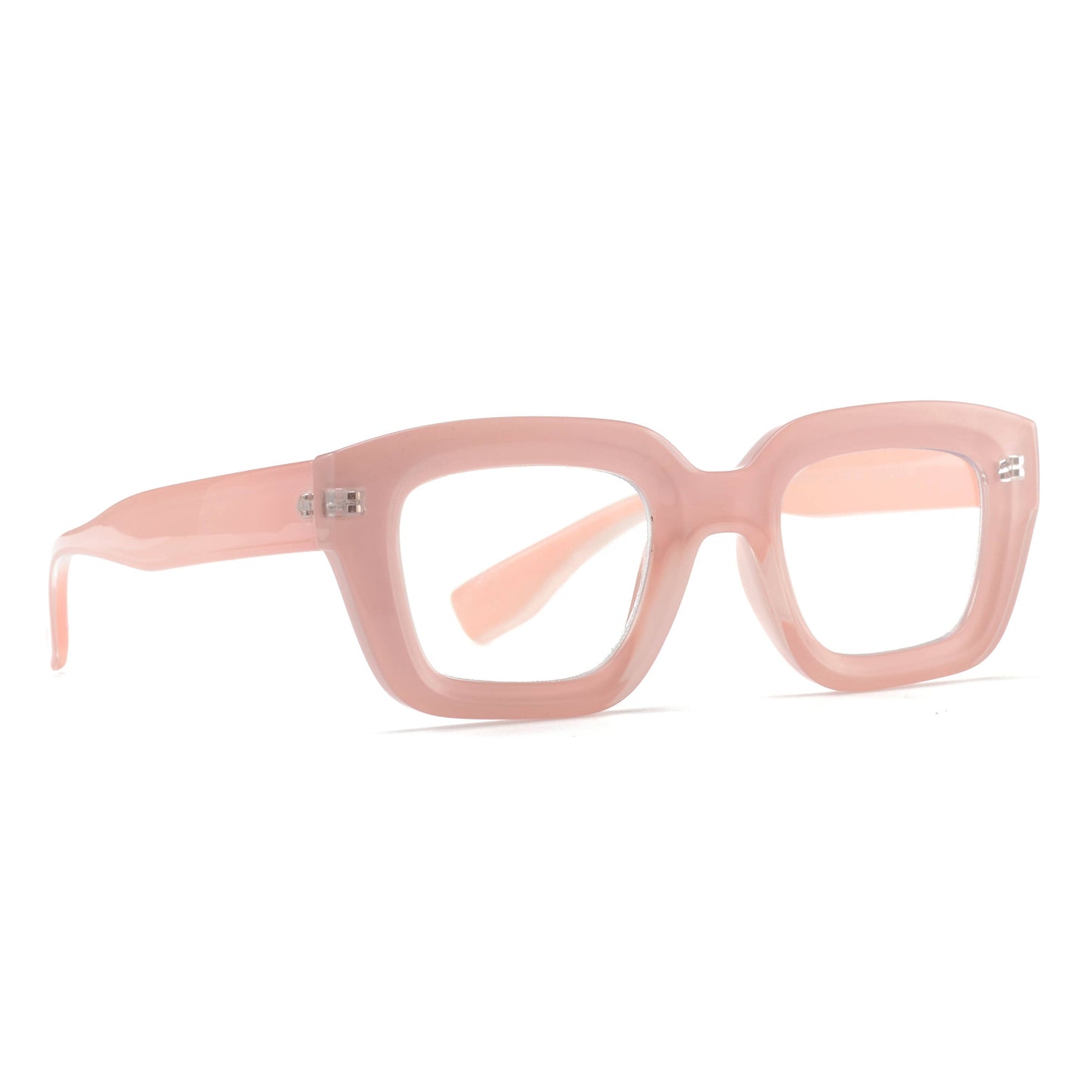 OWEN | Transparent Pink | Blue Light