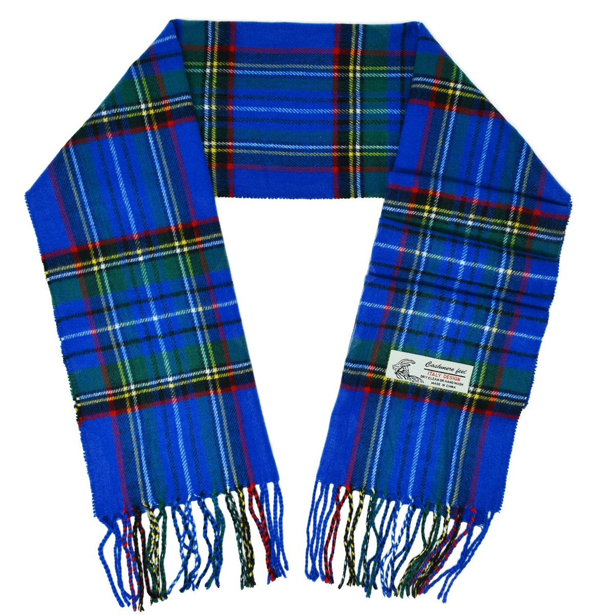 Soft Cashmere Feel Stewart Plaid Winter Muffler Scarf