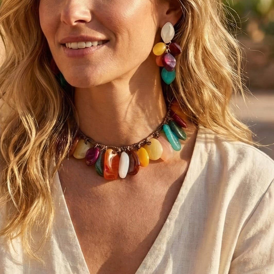 Western Boho Beaded Earrings | Handmade Statement Jewelry