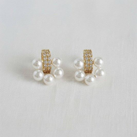 Elegant Gemstone Drop Earrings