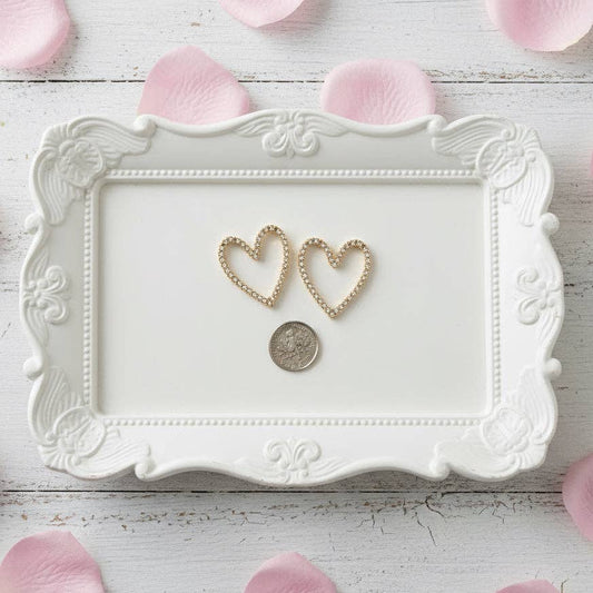 Be Still My Heart! Channel Set Earrings