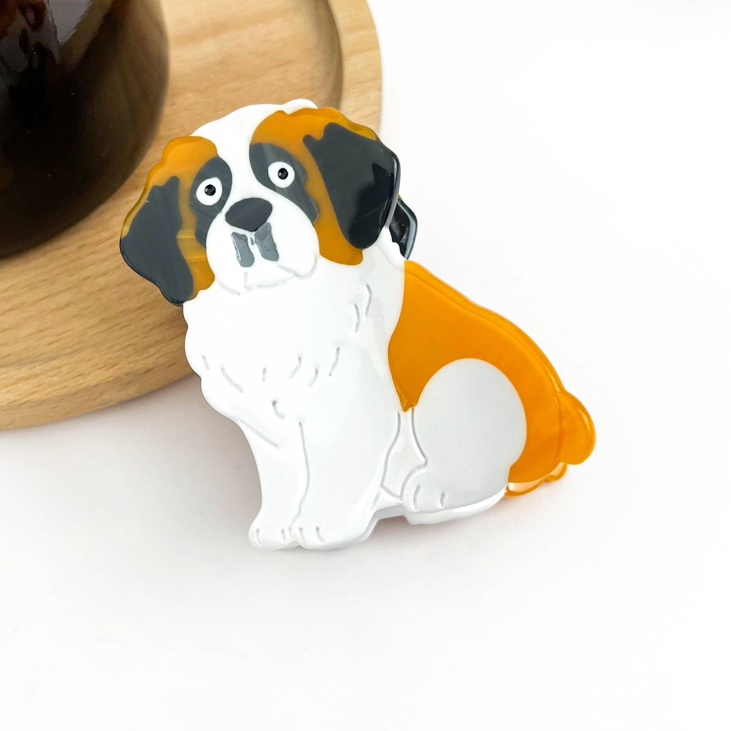 Acetate Puppy Series Hair Clips, Cute Dog Barrettes