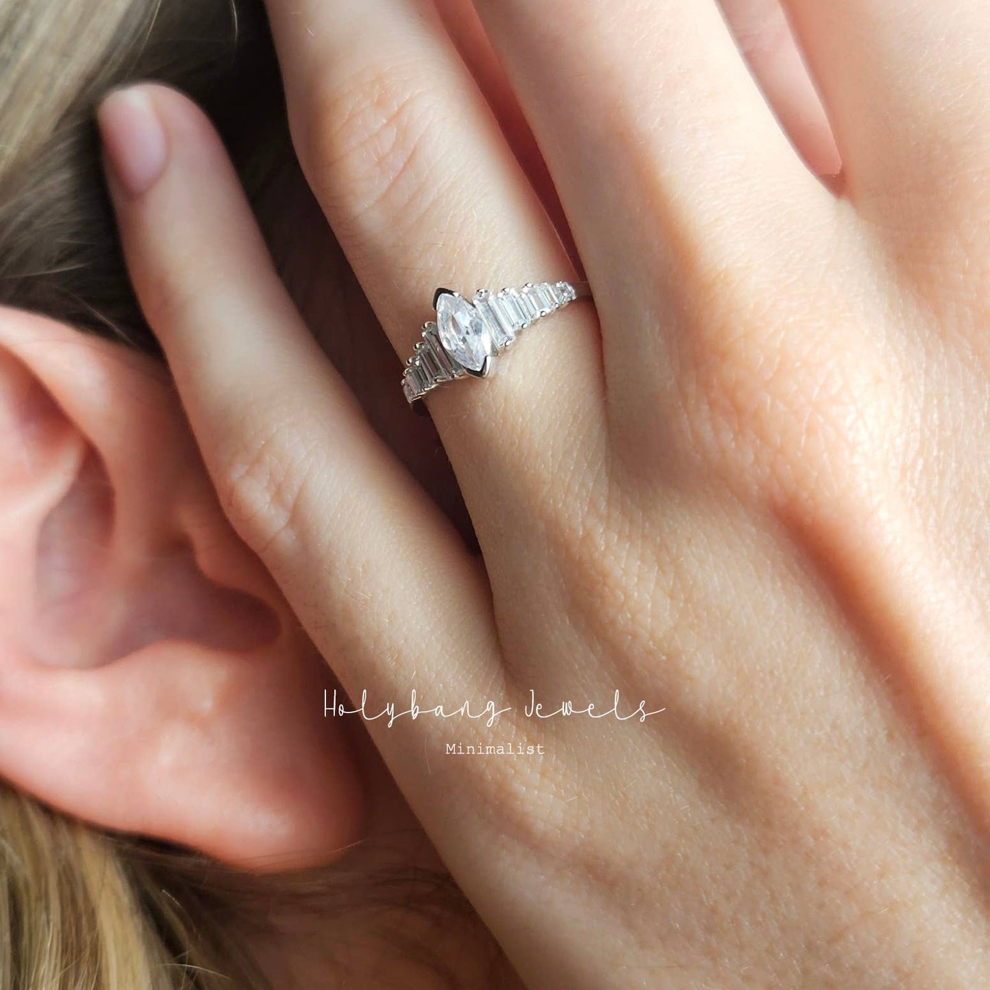 MARQUISE CUT ART DECO RING