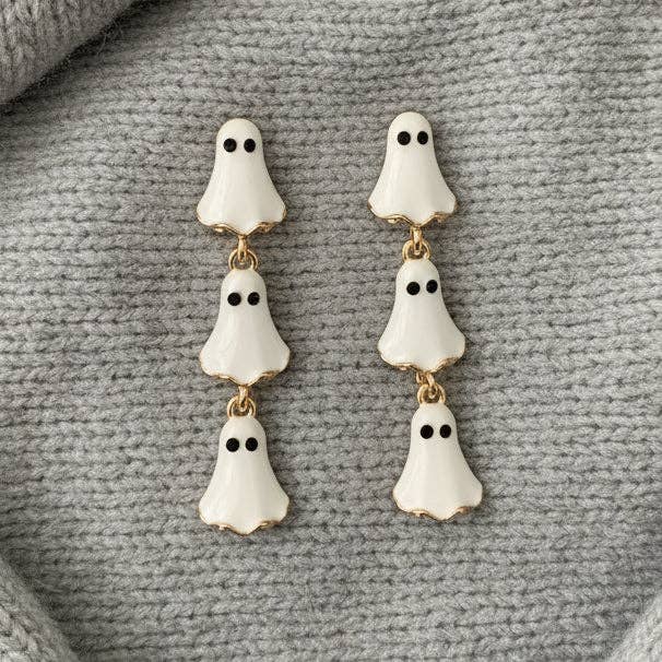 Boo Brigade Ghost Drop Earrings