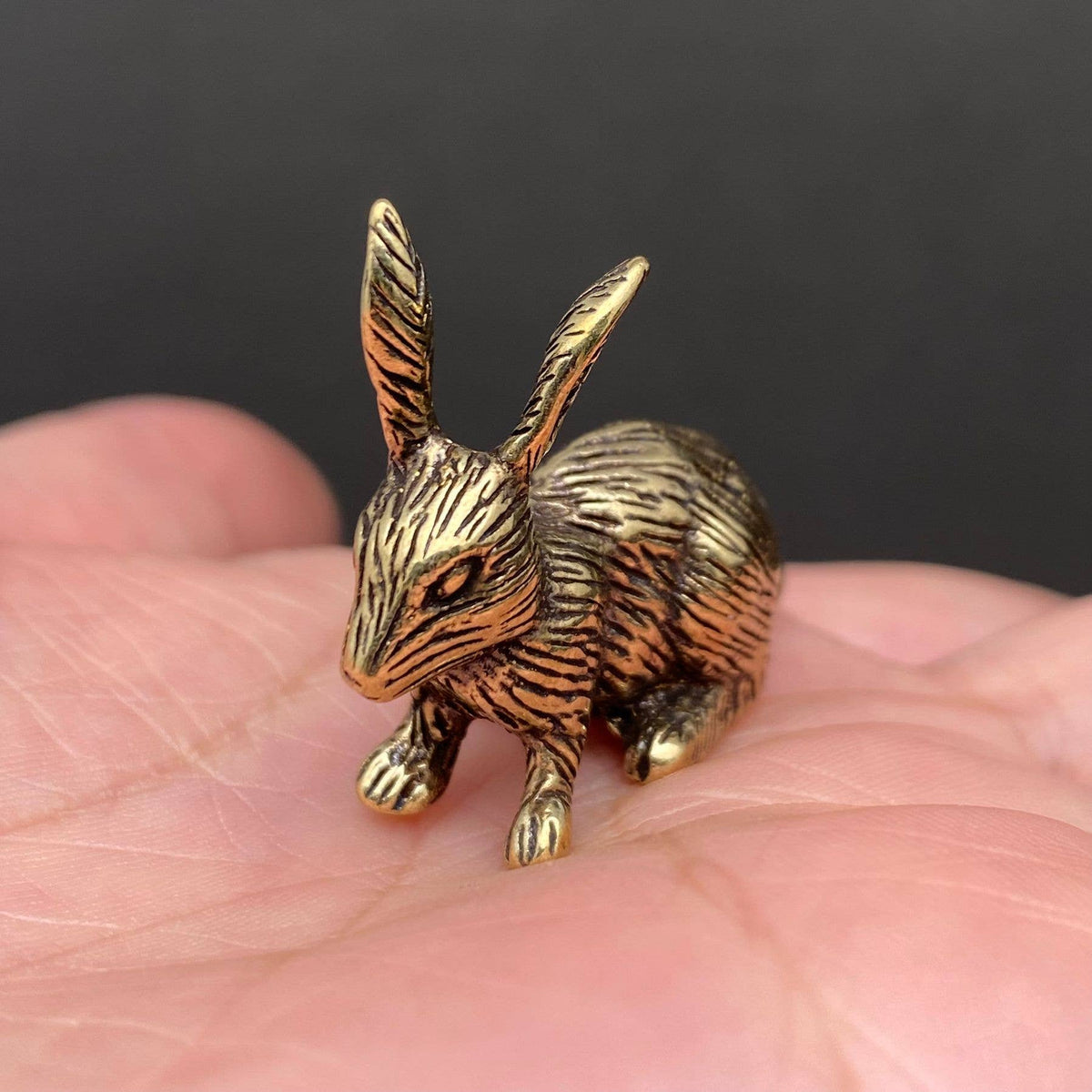 Brass Rabbit Crafts Decoration Desktop Ornaments