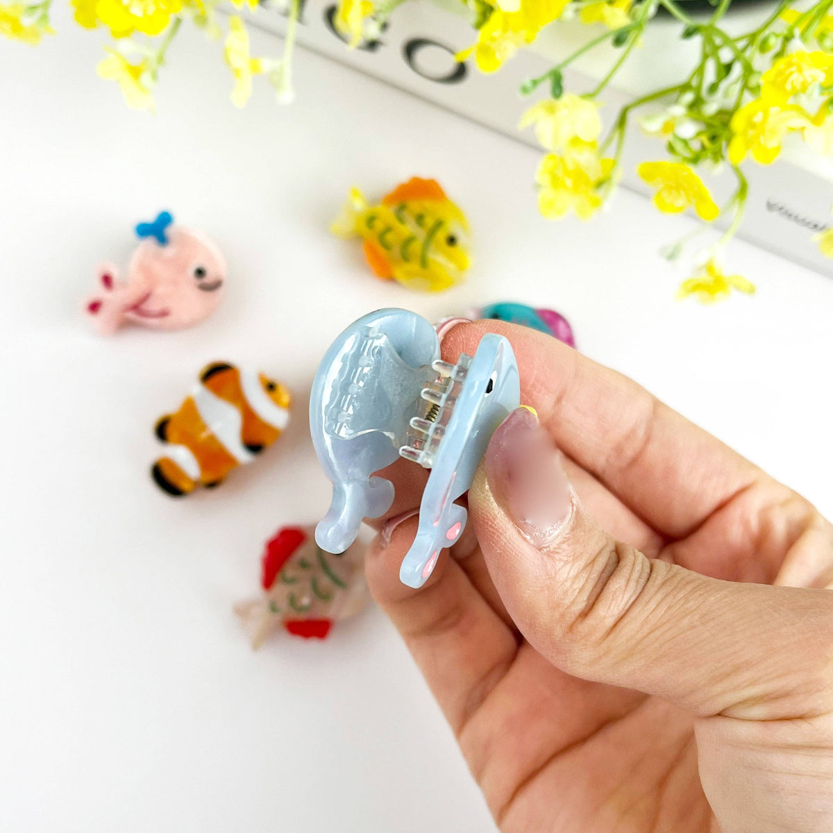 Ocean Fish Mini Claw Clip