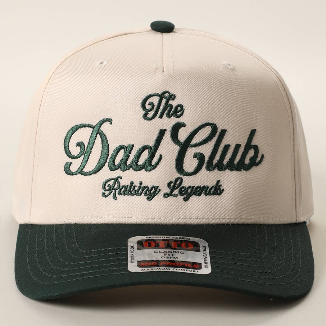 The Dad Club Raising Legends Embroidered Trucker Hat