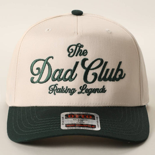 The Dad Club Raising Legends Embroidered Trucker Hat