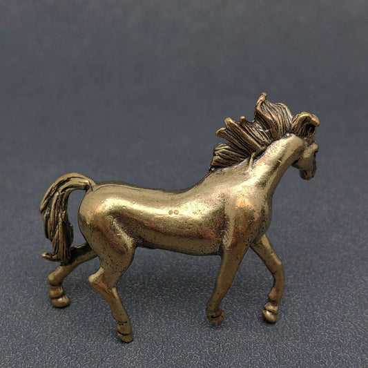 Vintage Brass Horse Desktop Ornaments Decorations