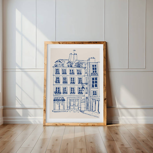 "A Cafe in Paris", Giclée Fine Art Print